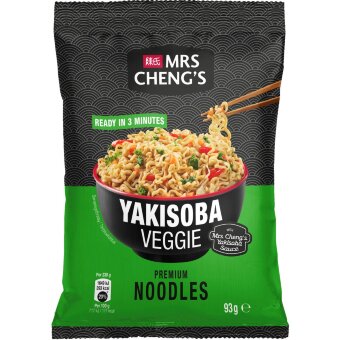 Пикантная лапша Yakisoba Mrs Cheng’s с овощами 93 гр