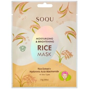 Тканевая маска для лица Soqu rice 1 шт