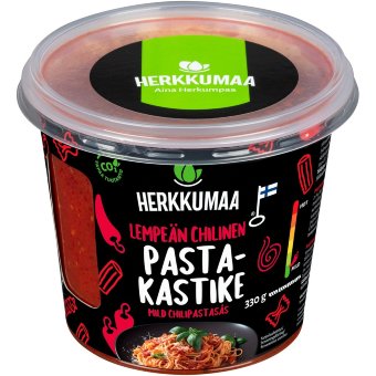 Паста соус с мягким острым перцем Herkkumaa 330 гр