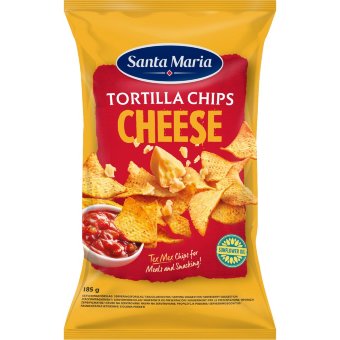 Чипсы из кукурузных лепешек Santa Maria Tortilla Chips со вкусом сыра 185 гр