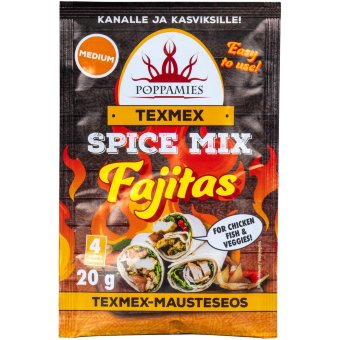 Смесь специй Poppamies Texmex для фахитас 20 гр
