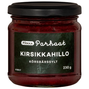 Варенье вишневое Pirkka Parhaat 230 гр Варенье вишневое Pirkka Parhaat 230 гр