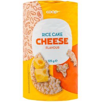 Рисовые галеты со вкусом сыра Coop 125 гр Рисовые галеты со вкусом сыра Coop 125 гр