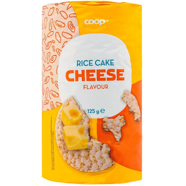 Рисовые галеты со вкусом сыра Coop 125 гр