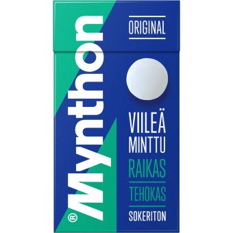 Мятные пастилки без сахара Mynthon Original 35 гр