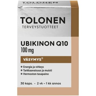Витамины Ubikinoni 100 mg Q 10 30 капсул Tolonen