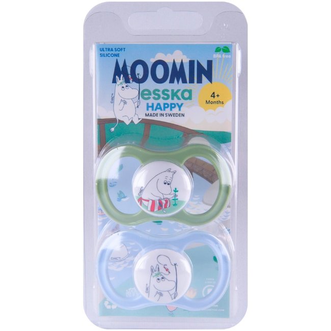 Соска-пустышка Esska Happy Muumi 4-36 мес (уп 2 шт)
