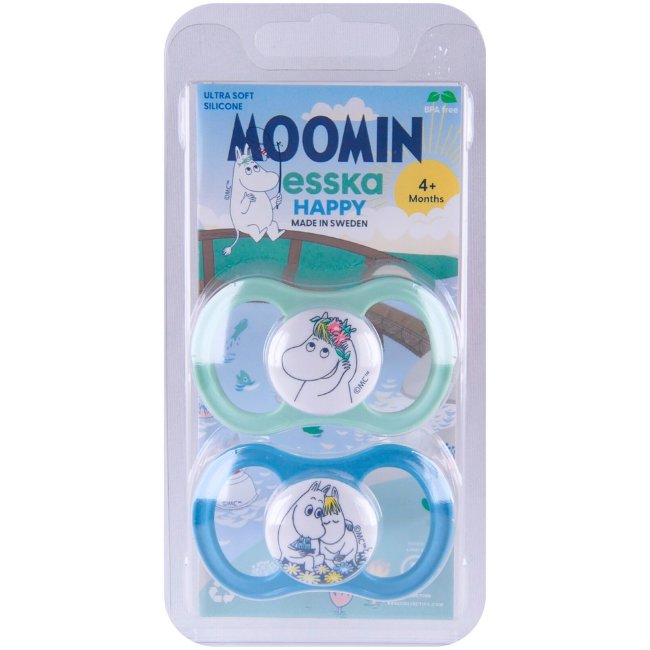 Соска-пустышка Esska Happy Muumi 4-36 мес (уп 2 шт)