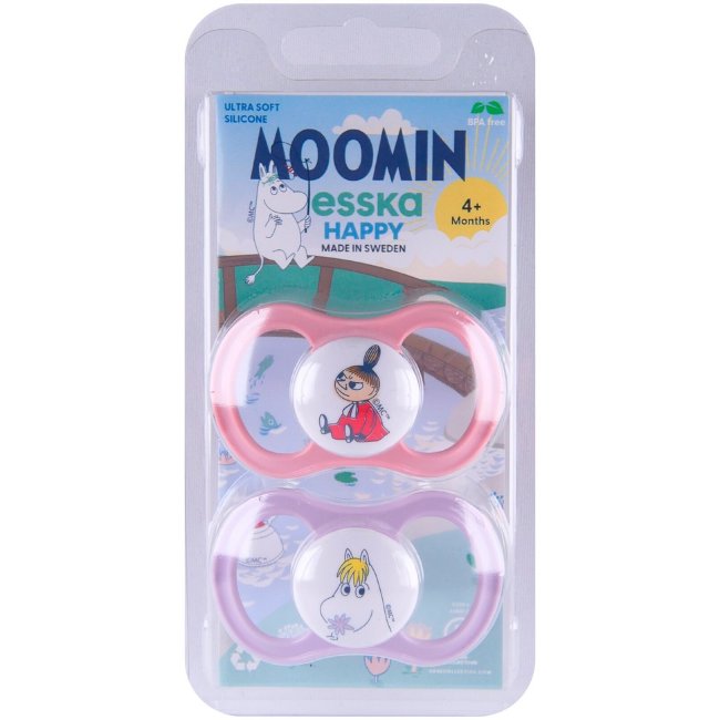 Соска-пустышка Esska Happy Muumi 4-36 мес (уп 2 шт)