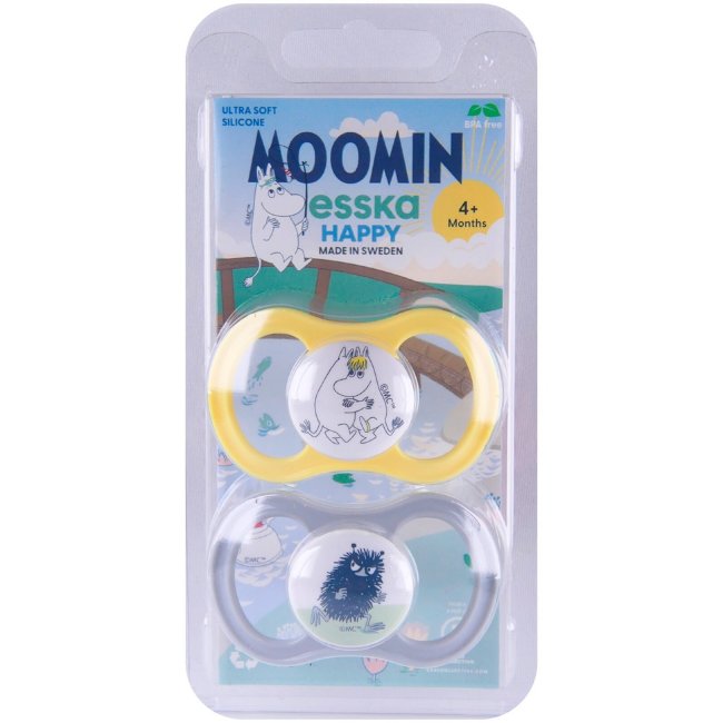 Соска-пустышка Esska Happy Muumi 4-36 мес (уп 2 шт)