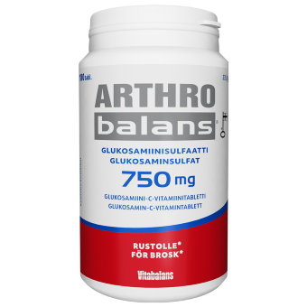 Витамины для суставов с глюкозамином Arthro Balans 750 mg 180 таблеток Vitabalans артро баланс