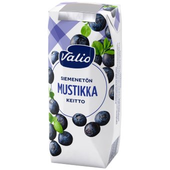 Черничный кисель Valio Mustikkakeitto 250 гр