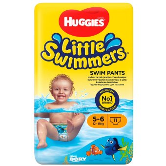 Трусики подгузники для купания Huggies Little Swimmer 5-6 (12-18 кг) 11 шт