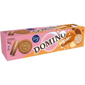 Печенье имбирное с ванильной начинкой Fazer Domino 175 гр