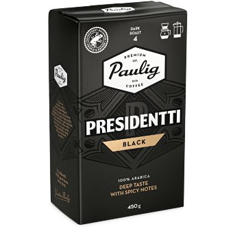 Кофе заварной Presidentti Gold Black (кофеварка, кофейник) 450 гр