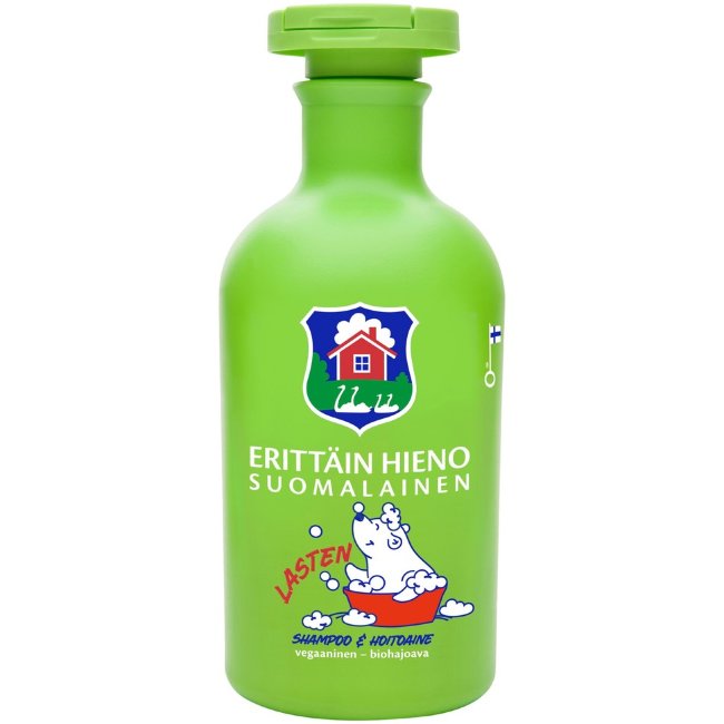 Шампунь и кондиционер для детей Erittain Lasten shampoo & hoitoaine 300 мл