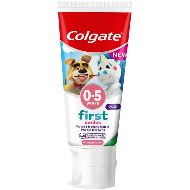 Зубная паста для детей Colgate Kids First Smiles 0-5 лет 50 мл