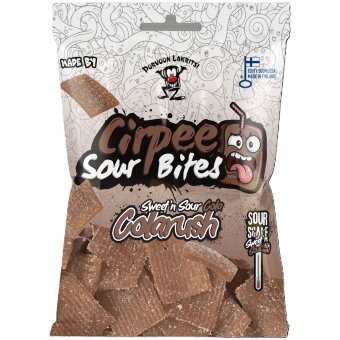 Жевательные конфеты с кислым вкусом Cirpee Sour Bites Colarush 120 гр