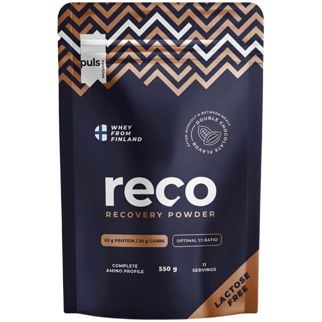 Восстанавливающий спортивный напиток PULS RECO 550 гр со вкусом шоколада