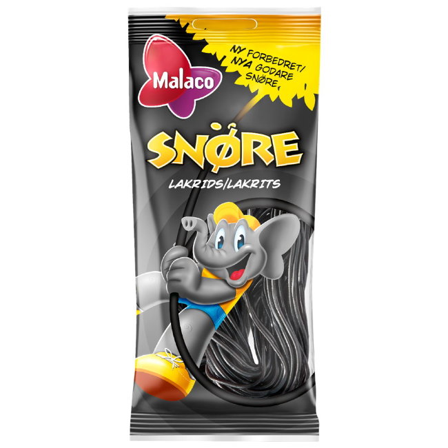 Конфеты с лакрицей Malaco Snore 94 гр