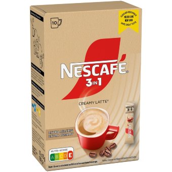 Растворимый кофейный напиток Nescafé 3in1 Creamy Latte (уп 10 шт) 150 гр