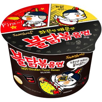 Рамен лапша Samyang Buldak Ramen Hot Chicken Big Bowl Original 105 гр