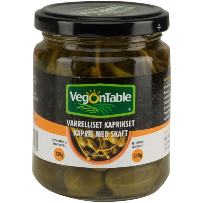 Каперсы Vegontable в банке 250 мл