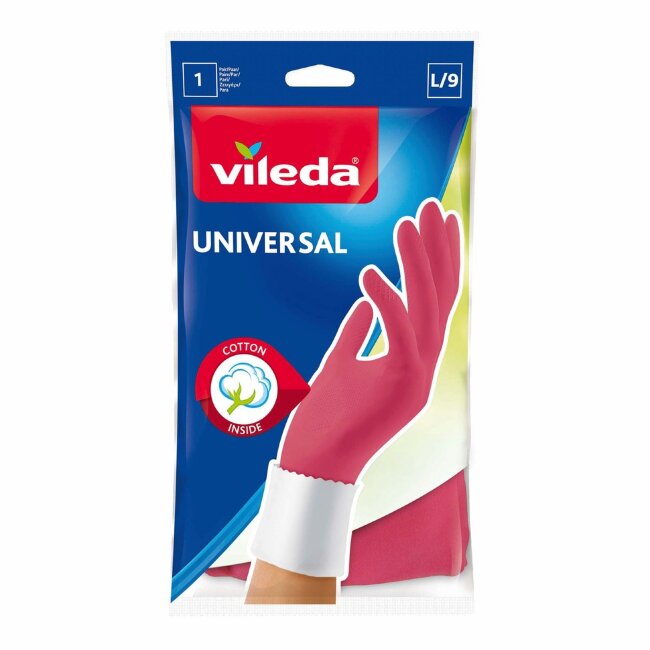 Универсальные хозяйственные перчатки Vileda L