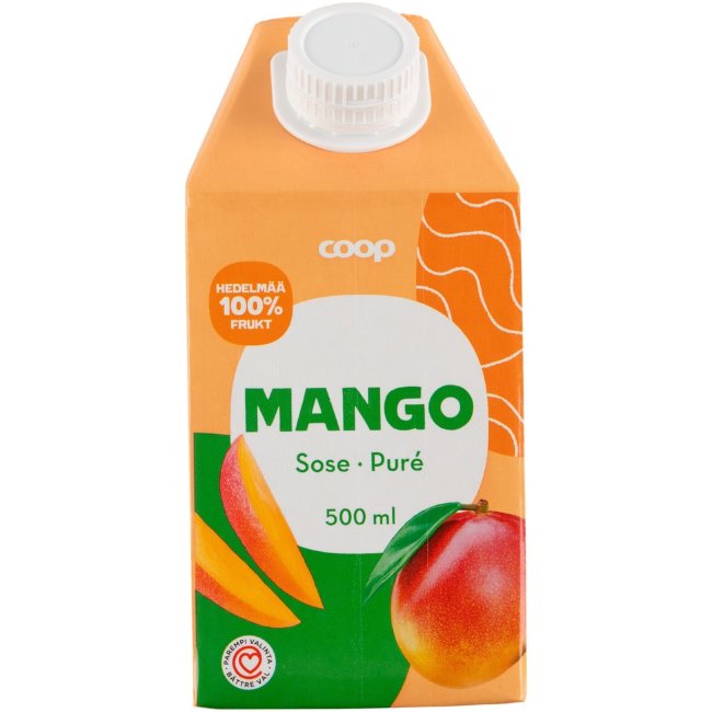 Манговое пюре Coop 500 г