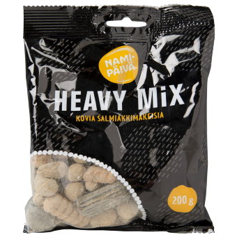 Конфеты лакричные NAMIPÄIVÄ Heavy Mix 200 г
