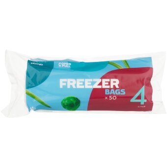 Пакеты для заморозки Coop 4 л (уп 50 шт)