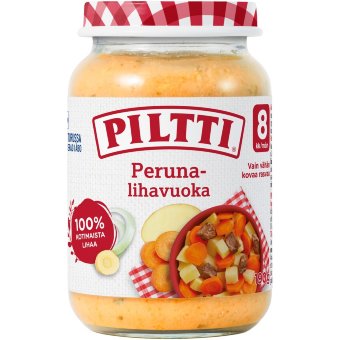 Детское питание Piltti с картофелем и мясом 190 гр