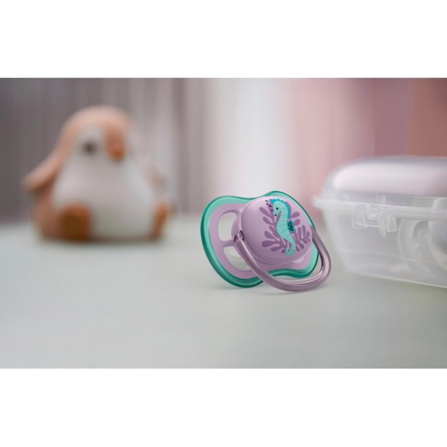 Соска Philips Avent Ultra Air 6-18 мес SCF085/40 (уп 2 шт)