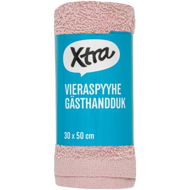 Гостевое полотенце Xtra Anna 30x50 см розовое Гостевое полотенце Xtra Anna 30x50 см розовое