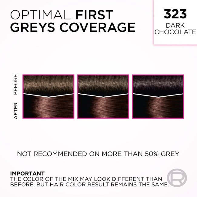 Легкое тонирующее средство для волос L'Oréal Paris Casting Crème Gloss 323 темно-шоколадный темно-коричневый перламутровый 1 шт