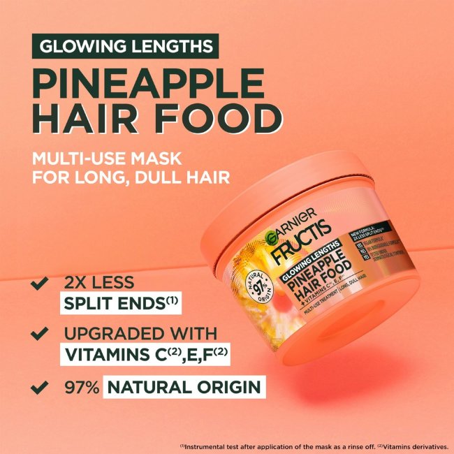 Маска для волос Garnier Fructis Hair Food Pineapple для длинных волос 400 мл