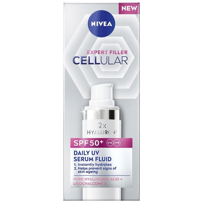 Сыворотка-флюид дневная с SPF 50 NIVEA Cellular Expert Filler 30 мл Сыворотка-флюид дневная с SPF 50 NIVEA Cellular Expert Filler 30 мл