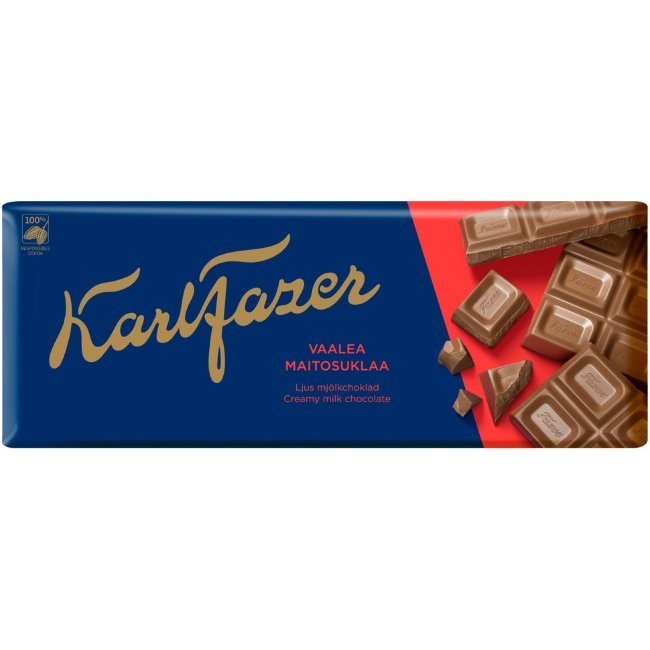 Шоколад Fazer молочный крем 200 гр