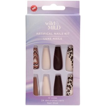 Набор искусственных ногтей Wild&Mild N24