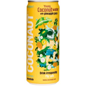 Напиток кокосовый Coconaut с ананасом 320 мл Напиток кокосовый Coconaut с ананасом 320 мл