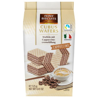Вафли с начинкой капучино Wafers Cappuccino 125 гр
