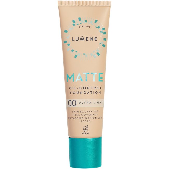 Матирующий тональный крем Lumene Matte Oil-control SPF20 00 ultra light 30 мл