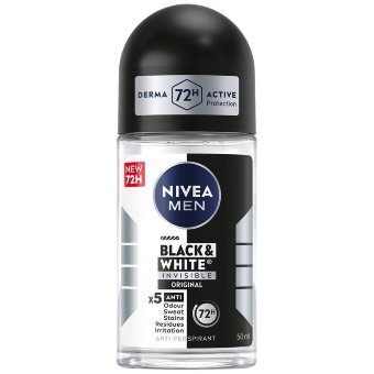 Роликовый антиперспирант NIVEA MEN Black & White Original 50 мл
