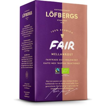 Кофе заварной Lofbergs Fair Mellanrost 450 гр