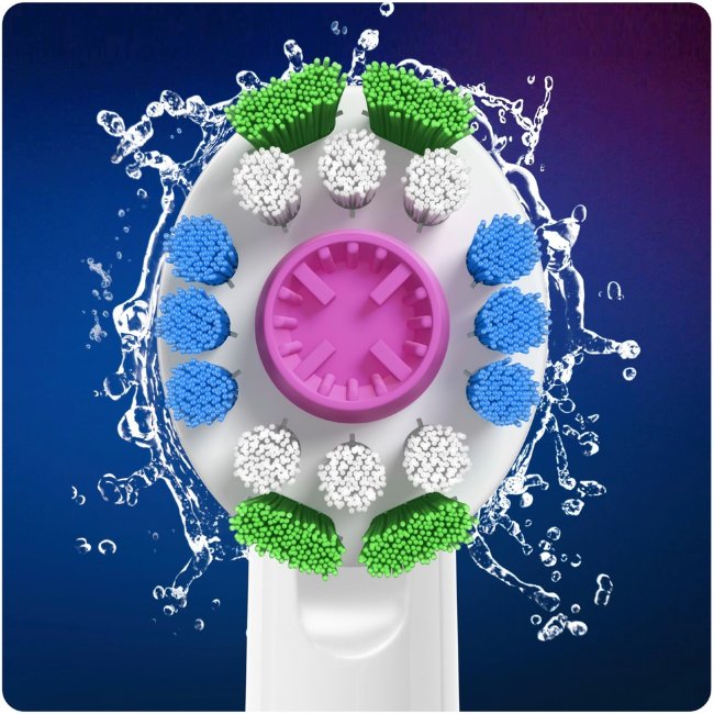 Запасные насадки Oral-B 3D White с технологией CleanMaximiser, 4 шт