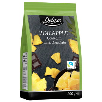 Ананасы в тёмном шоколаде Deluxe 200 гр