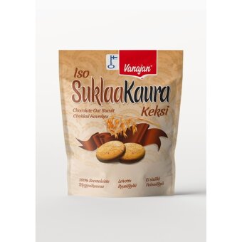 Овсяное печенье Vanajan Stora Choklad 200 гр