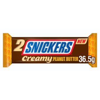 Шоколадный батончик Snickers Creamy Peanut Butter 36,5 гр