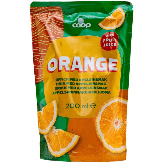 Апельсиновый напиток Coop 0,2 л