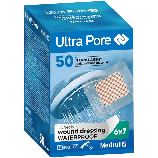 Водонепроницаемая повязка Medrull Ultra Pore 6x7 см (уп 5 шт)